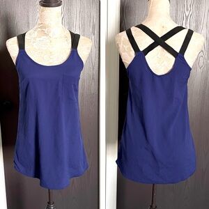 Strappy Criss-Cross Back Tank Top
